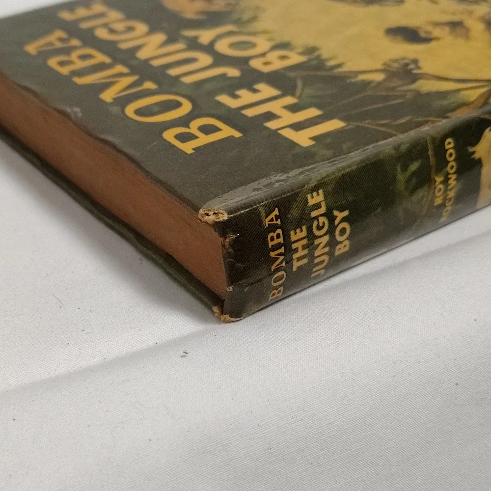 Bomba the Jungle Boy Book‎ Roy Rockwood Clover Books Vintage Adventure